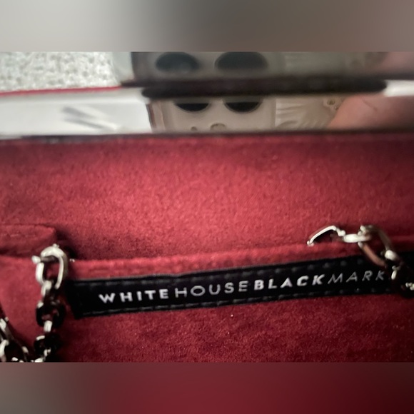 White House Black Market Burgundy Clutch - Picture 5 of 5